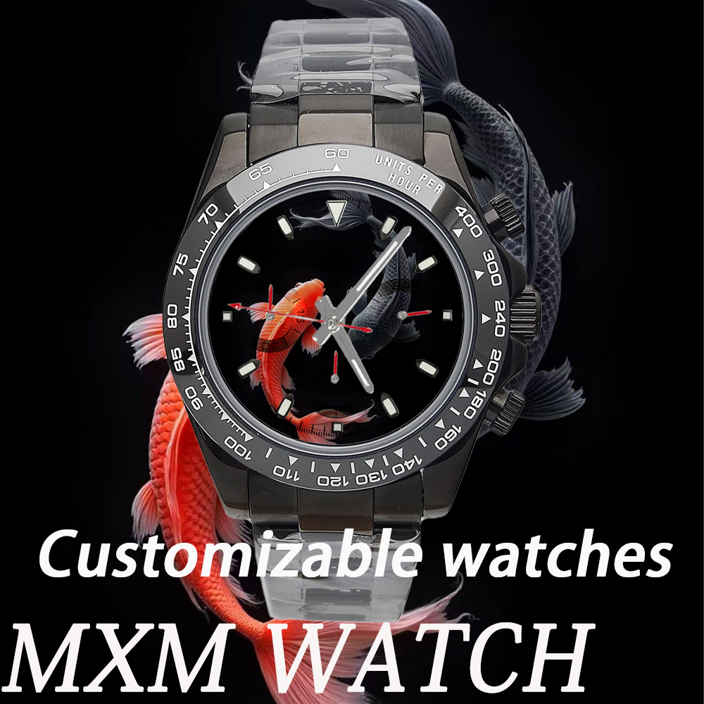 Leather Bracelet - Customized Creative VK63 Watch 39.3mm Men's