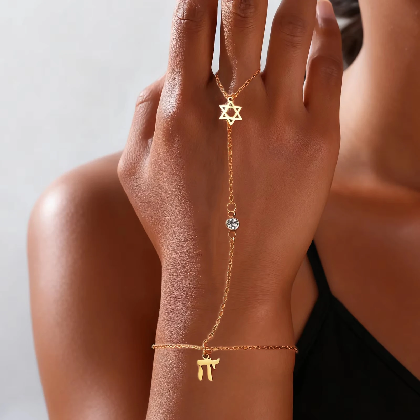 Jewelry & Watches Sp Z Oo Janów Lubelski - Jewish Star of David Hebrew Letter