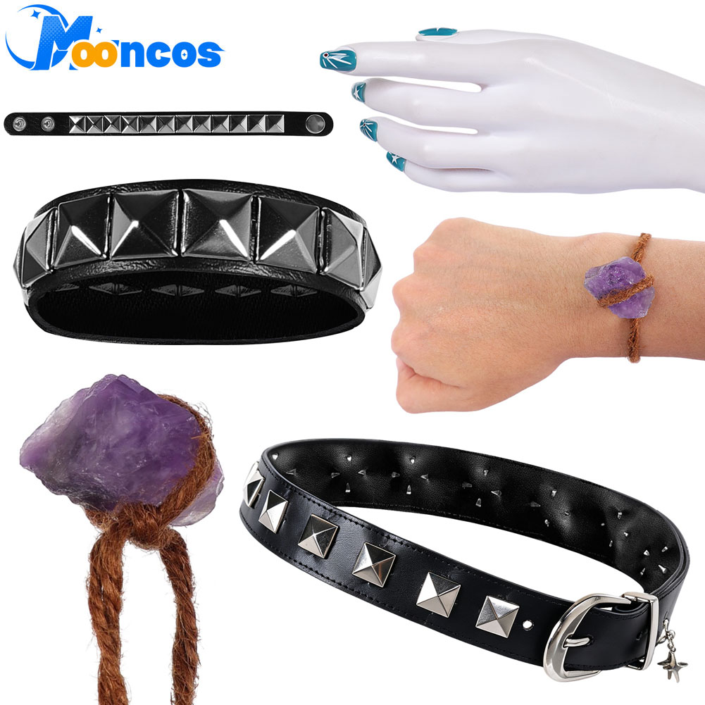 Leather Bracelet - Billie Doe Cosplay Press-on Nail Sticker