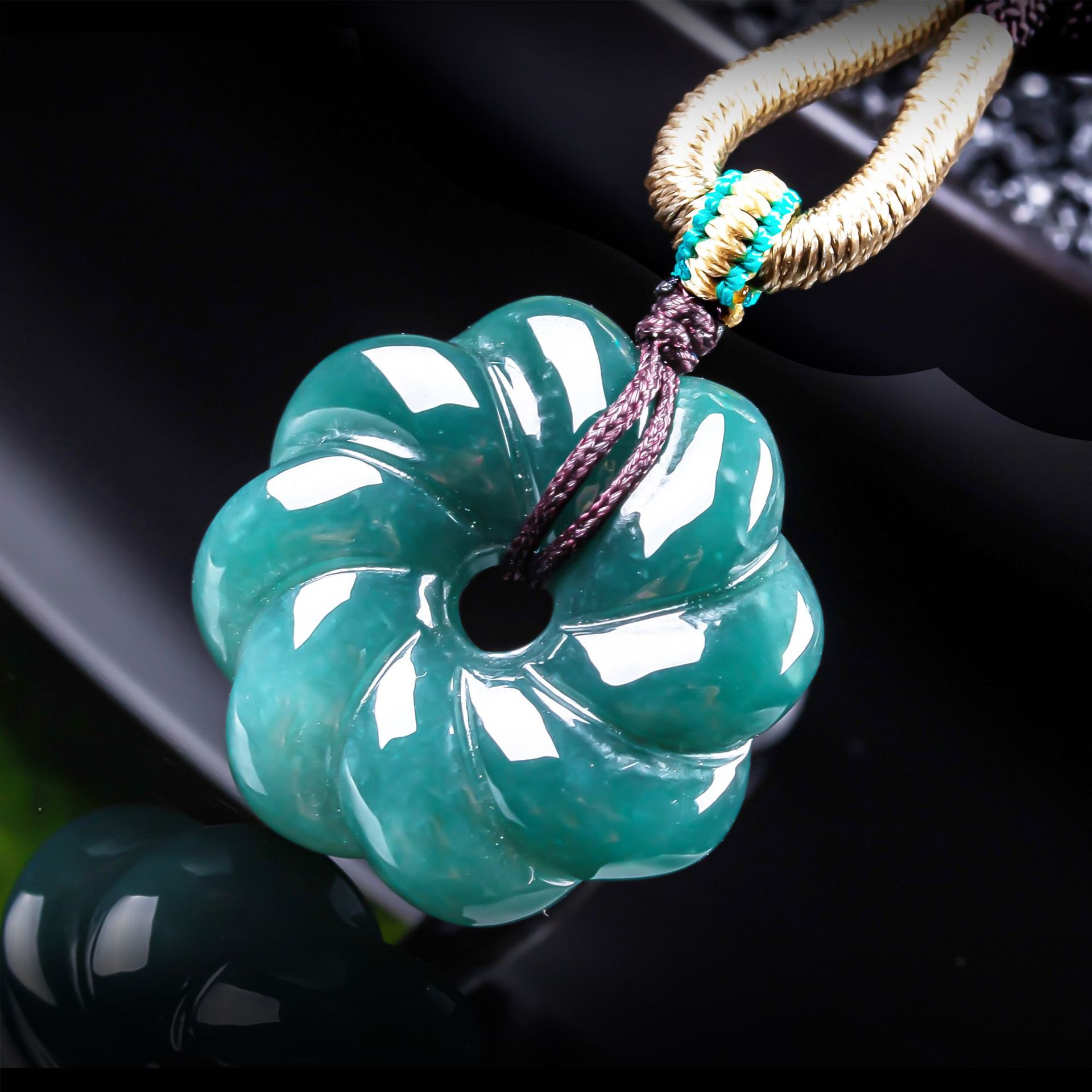 Natural Burmese Jadeite Flower - Jewelry & Watches Sp Z Oo Janów Lubelski ulasan dan harga