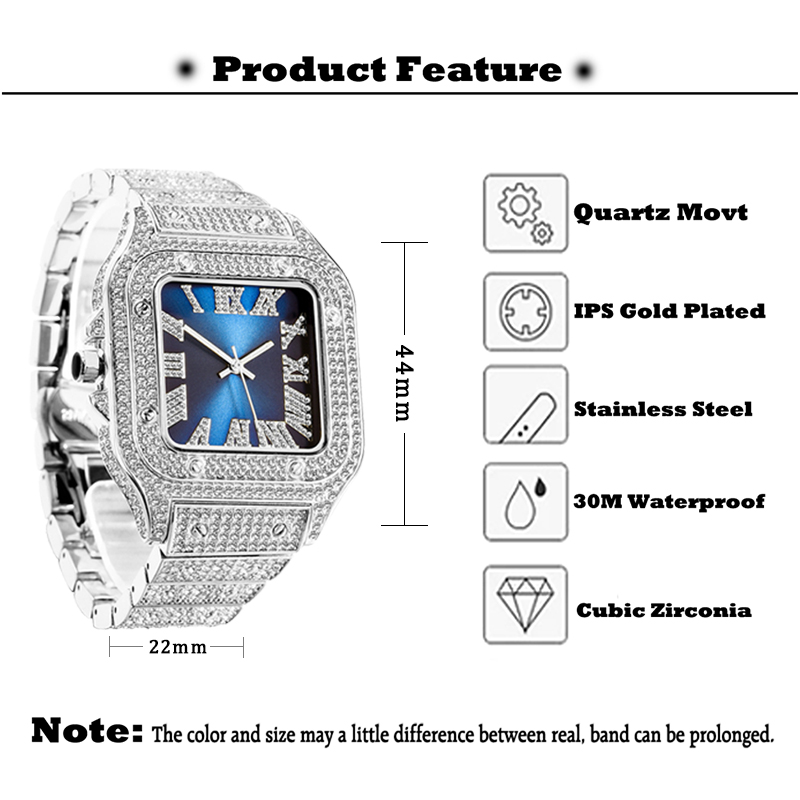 MISSFOX Mens Watches Hip Hop B - Jewelry Type Watches ulasan dan harga