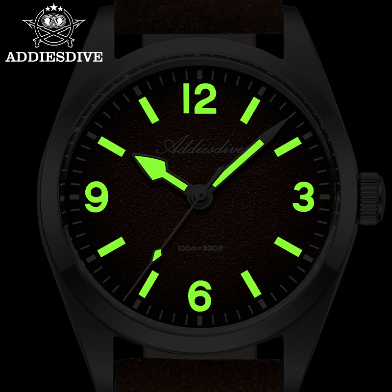 ADDIESDIVE 36MM 200M Waterproo - Leather Bracelet ulasan dan harga