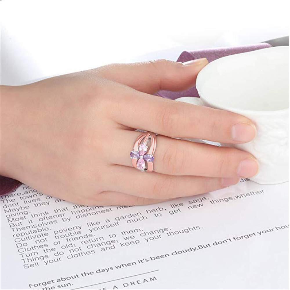 Amxiu Customize Large Wedding  - Birthstone Ring Set ulasan dan harga