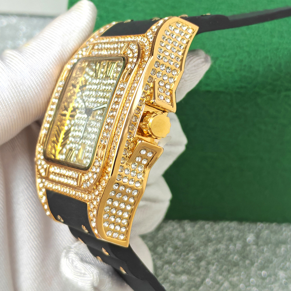 Hot Fashion Square Full Diamon - Jewelry Type Watches ulasan dan harga