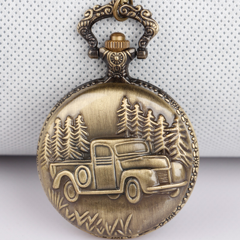 Bronze Car Truck Quartz Pocket - Are Watches Jewelry Or Accessories ulasan dan harga