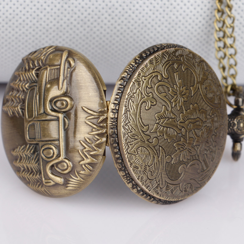 Bronze Car Truck Quartz Pocket - Are Watches Jewelry Or Accessories ulasan dan harga
