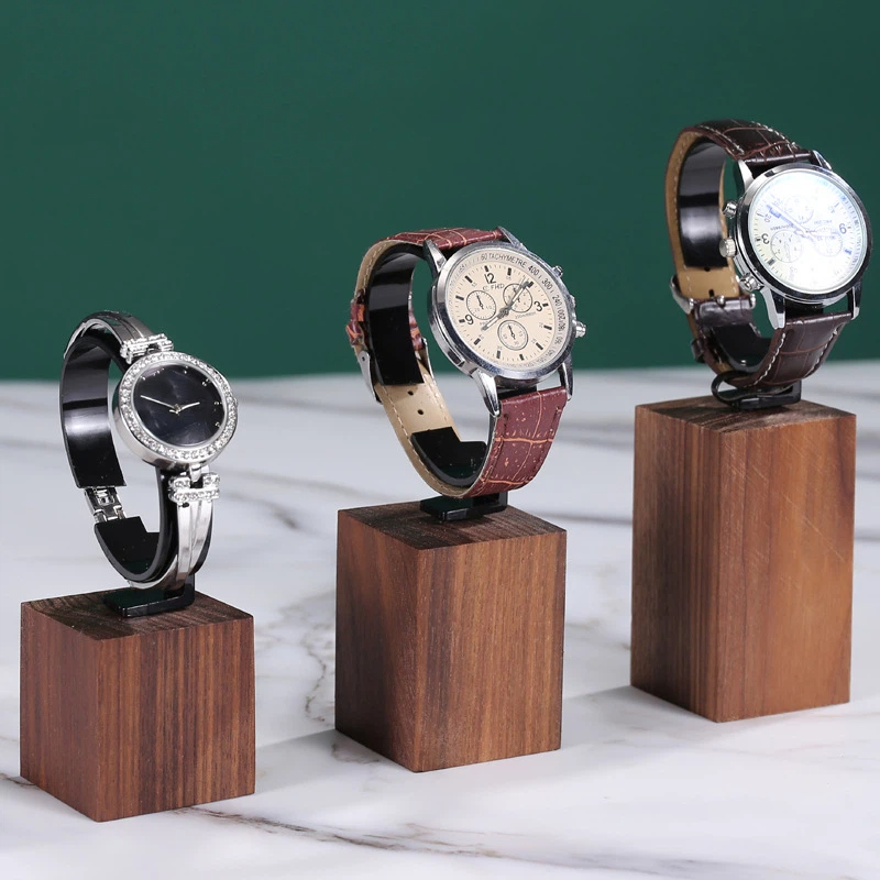New Wooden C Shaped Watch Disp - Jewelry And Watches Inc ulasan dan harga