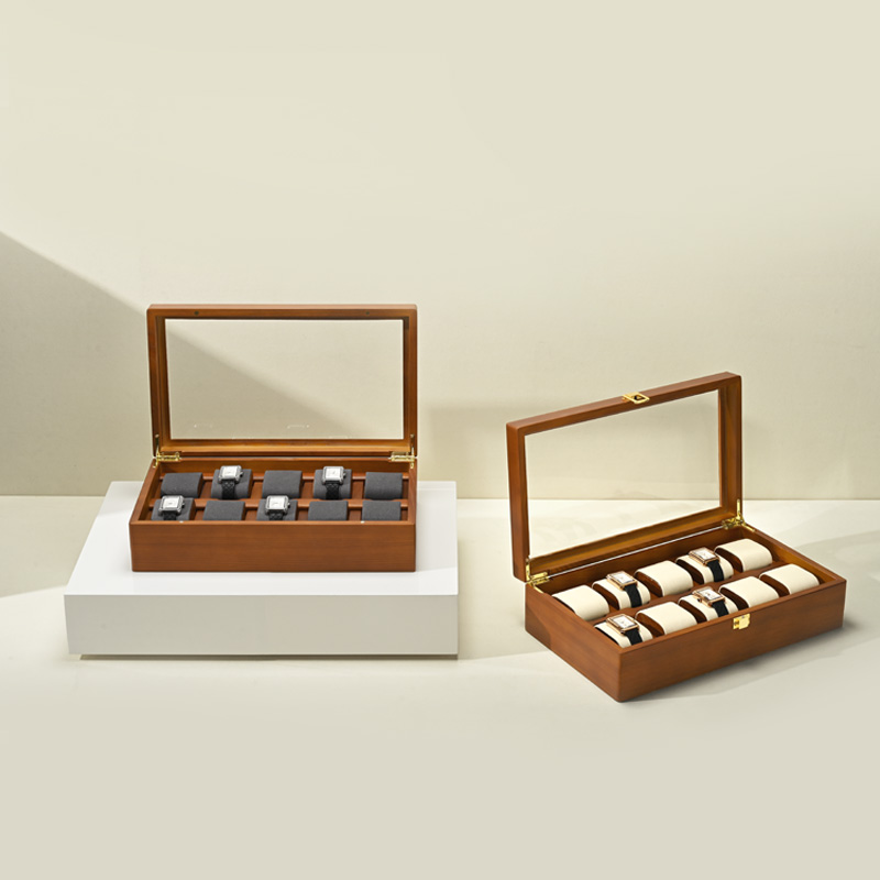 Oirlv 10 Grids Watch Box Woode - Jewelry Type Watches ulasan dan harga