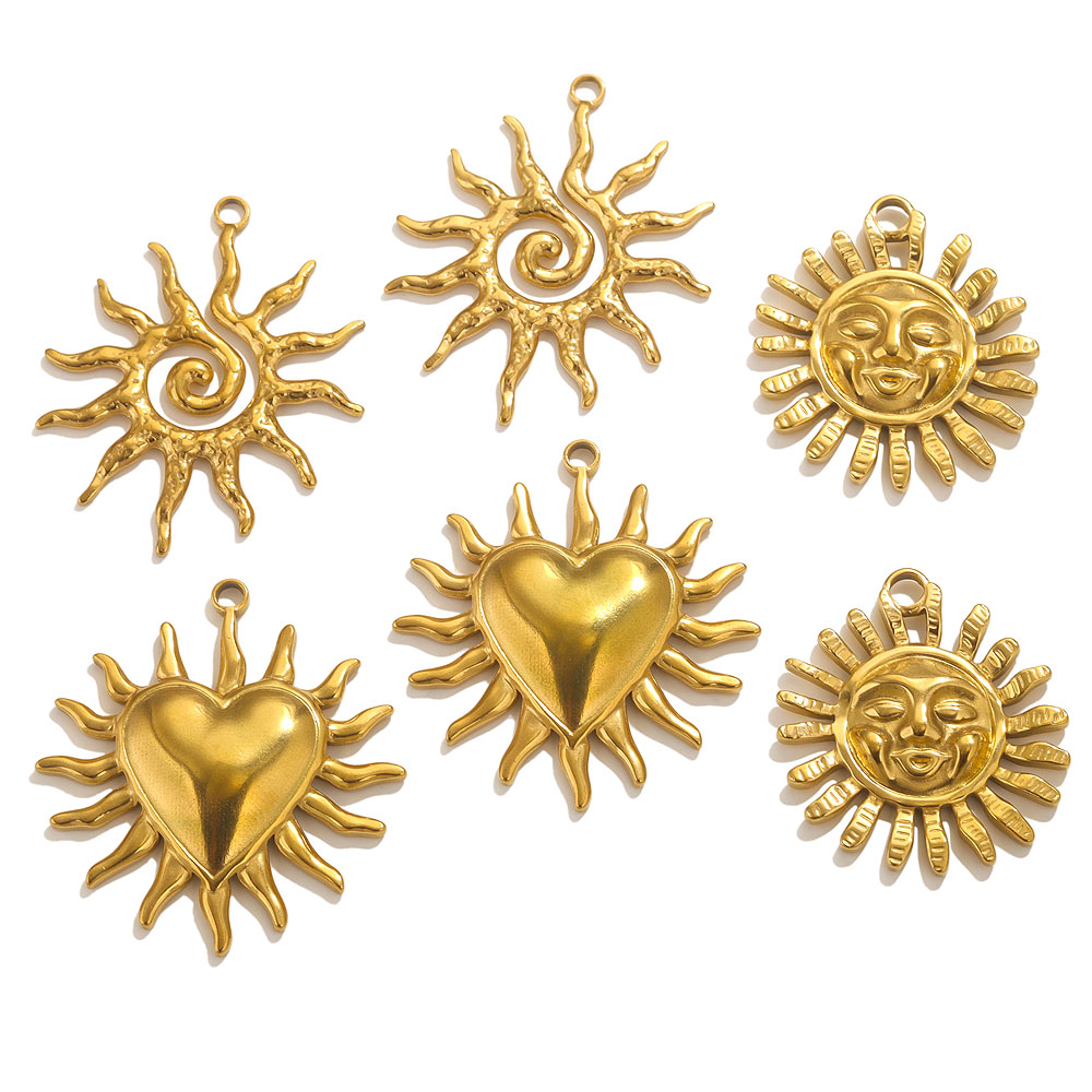 5pcs Stainless Steel Smiling S - Moon Star Earrings ulasan dan harga