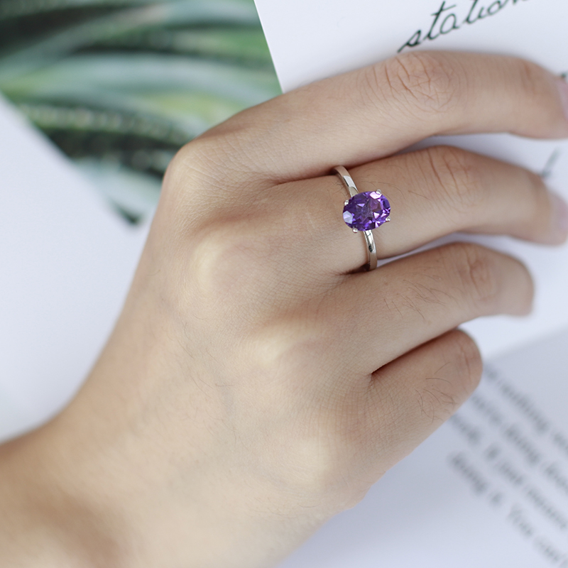 Gem's Ballet 2.79Ct Natural Am - Birthstone Ring Set ulasan dan harga