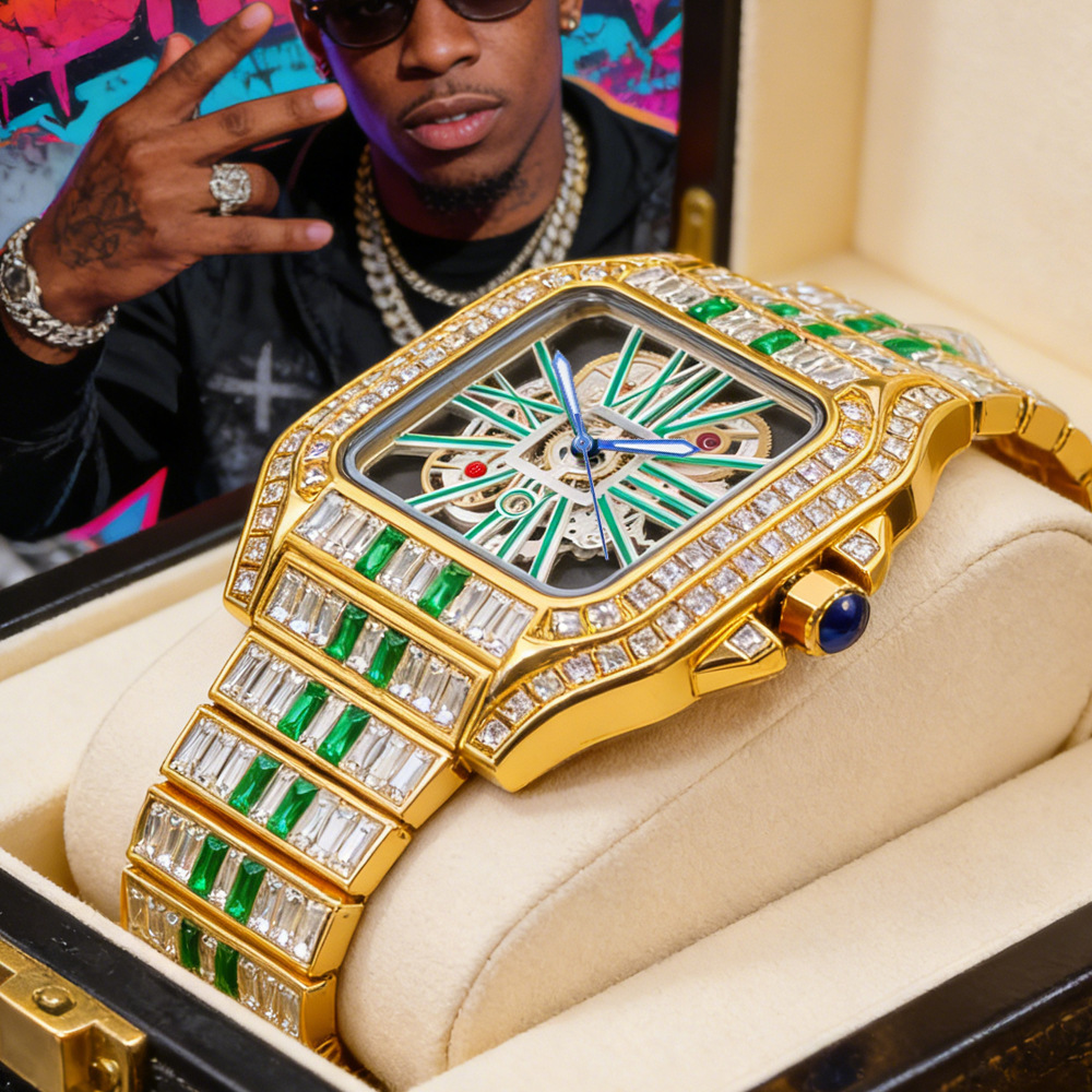 Hollow Luxury Bling Quartz Wri - Jewelry Type Watches ulasan dan harga