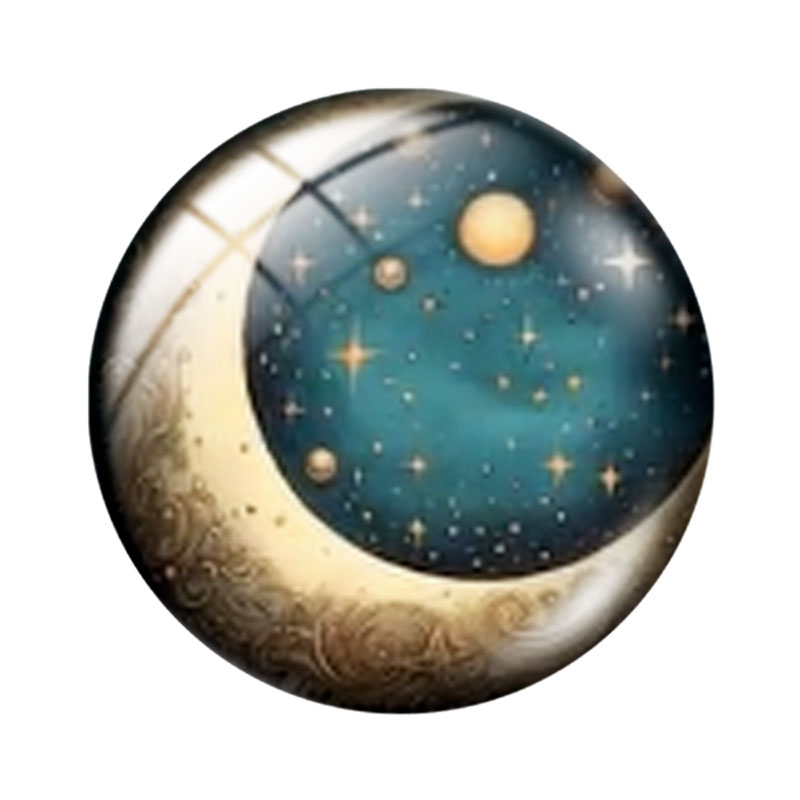MOON and STARS 12/18/20/25mm g - Moon Star Earrings ulasan dan harga