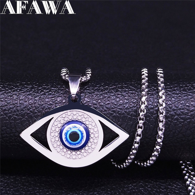 Islam Hamsa Evil Blue Eye Neck - Jewelry & Watches Sp Z Oo Janów Lubelski ulasan dan harga