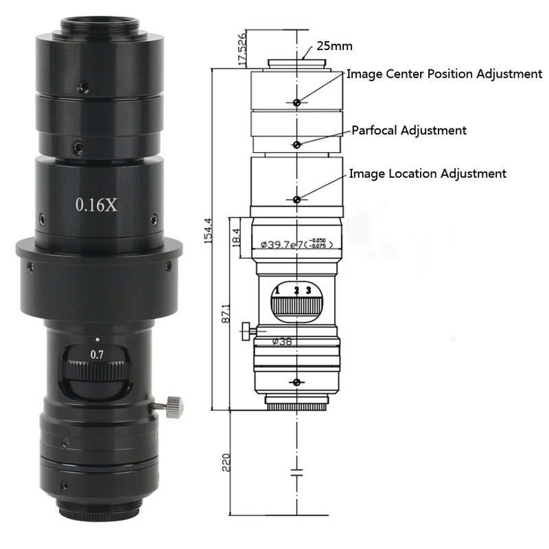 0.7X-4.5X Monocular Video Micr - Jewelry And Watches Inc ulasan dan harga