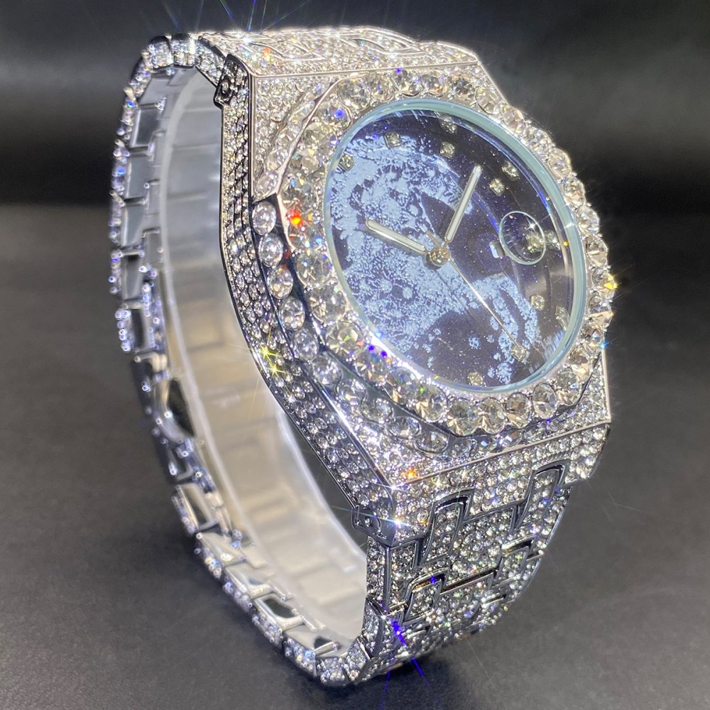2026 Hip Hop Mens Quartz Watch - Jewelry Type Watches ulasan dan harga