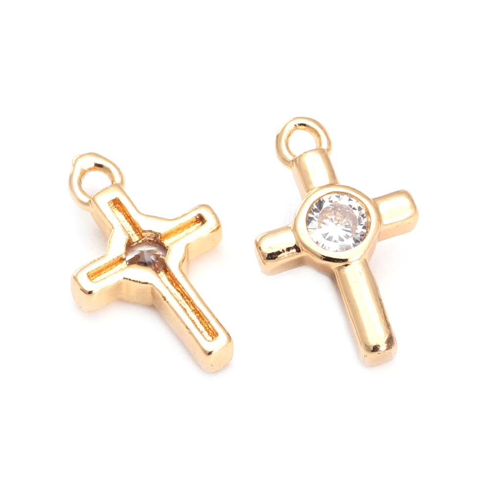 18K Gold Color Brass Zircon Cr - Moon Star Earrings ulasan dan harga