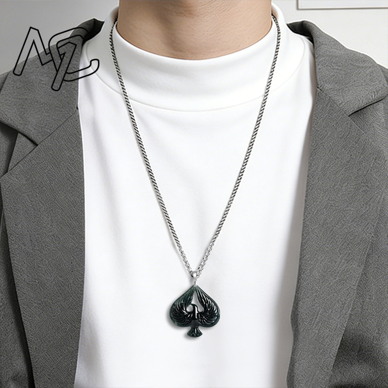 S925 Silver Natural Jade Black - Jewelry & Watches Sp Z Oo Janów Lubelski ulasan dan harga